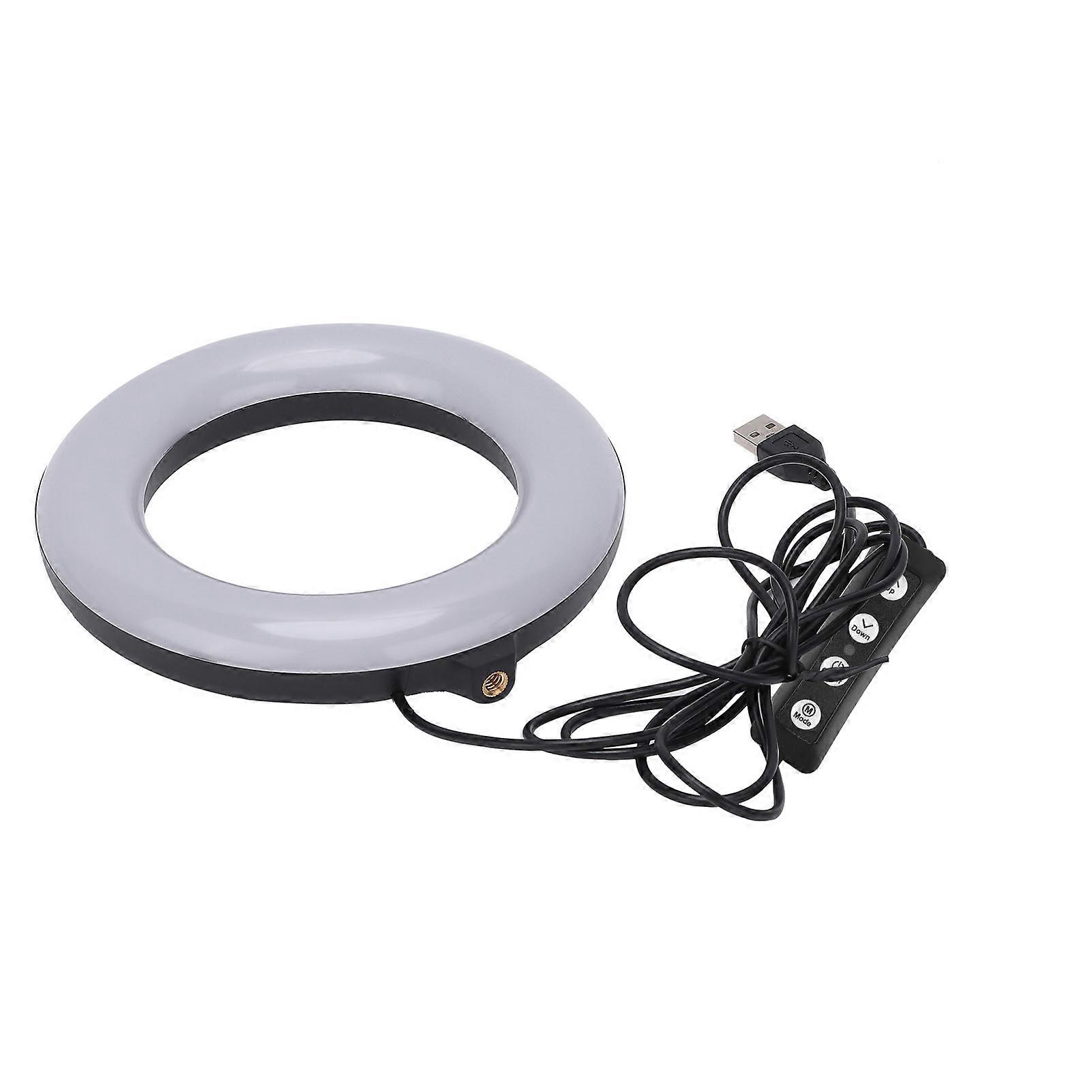 6in 3000‑6000K Dual Color Temperature Ring Fill Light for Live Steaming Online Meeting