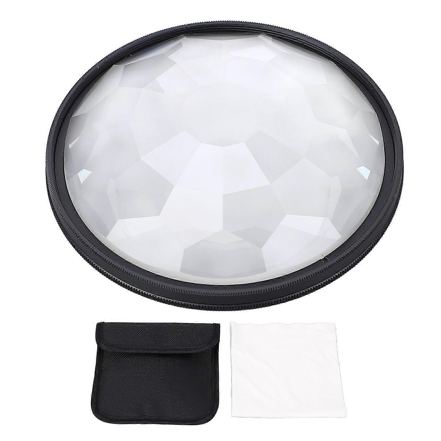 72mm Prism Lens Multi Refraction Kaleidoscope Prism Lens Filter for SLR Camera Mirrorless Camera