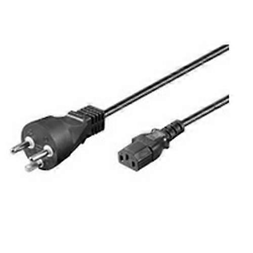 Microconnect 1m IEC 320, 1 m, Mâle-Femelle, Noir