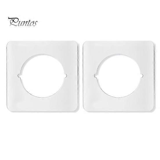 1/2Pcs Door Knob Plates Self Adhesive Scratch-Resistant Simple Installation Door Handle Cover Filler Fixing Repair Plates