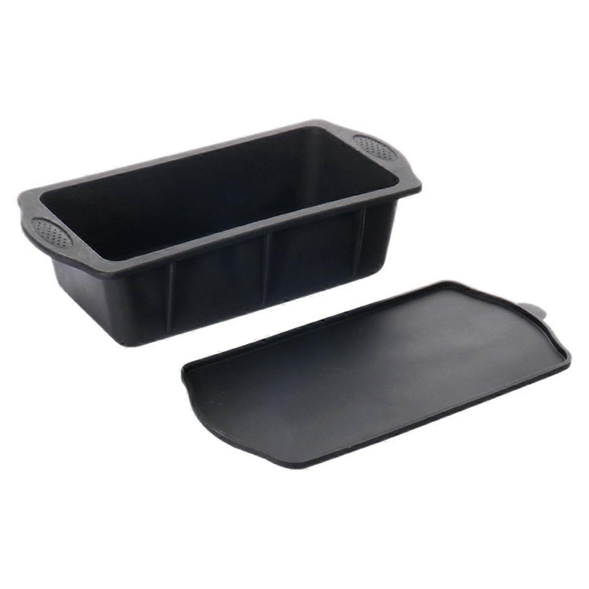 Black Silicone ice bath ice-cube mold+lid Reusable ice-cube mold