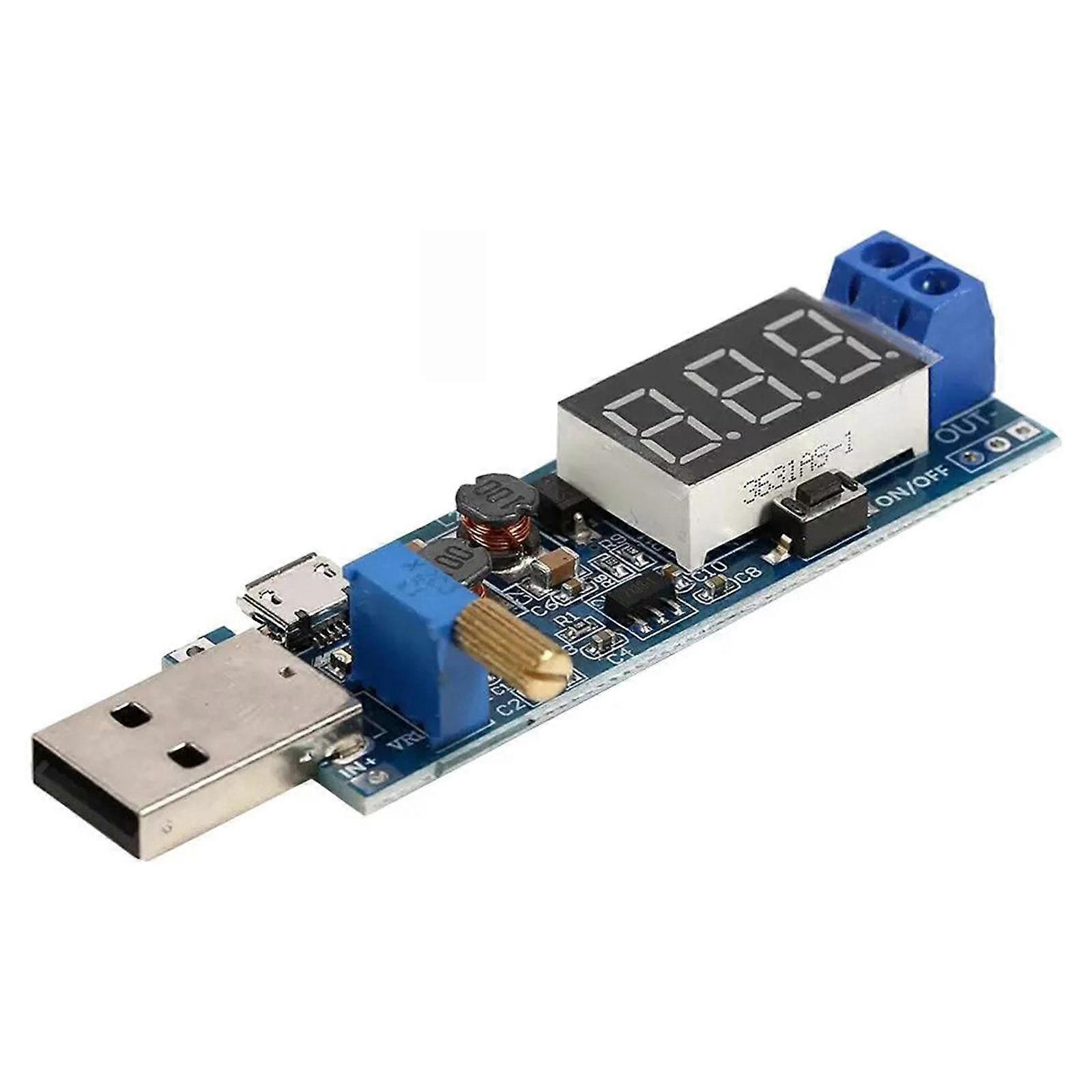 Adjustable Boost Buck Voltage Converter 5V to 1.2V-24V Digital Display