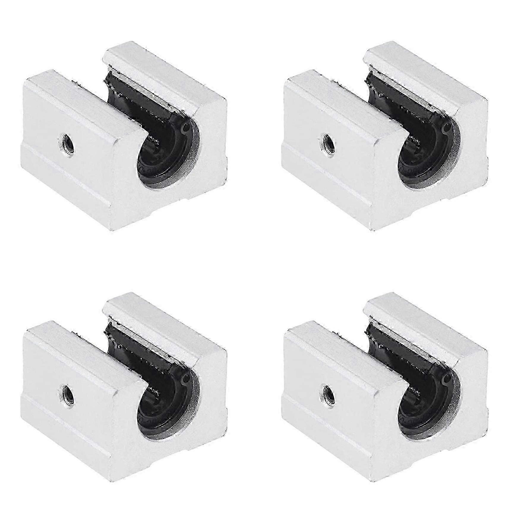 4pcs Sbr16uu Linear Ball Bearing Slide Block For Sbr16 Linear Rail Guide