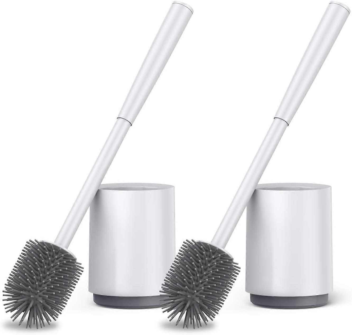 Multifunctional Toilet Brush: Tpr Material, Quick Drying Holder, Non-Slip Handle For Versatile Cleaning Needs