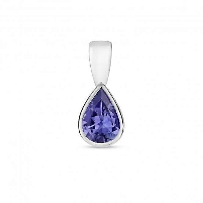 Tanzanite Rubover Pendant PD236WT