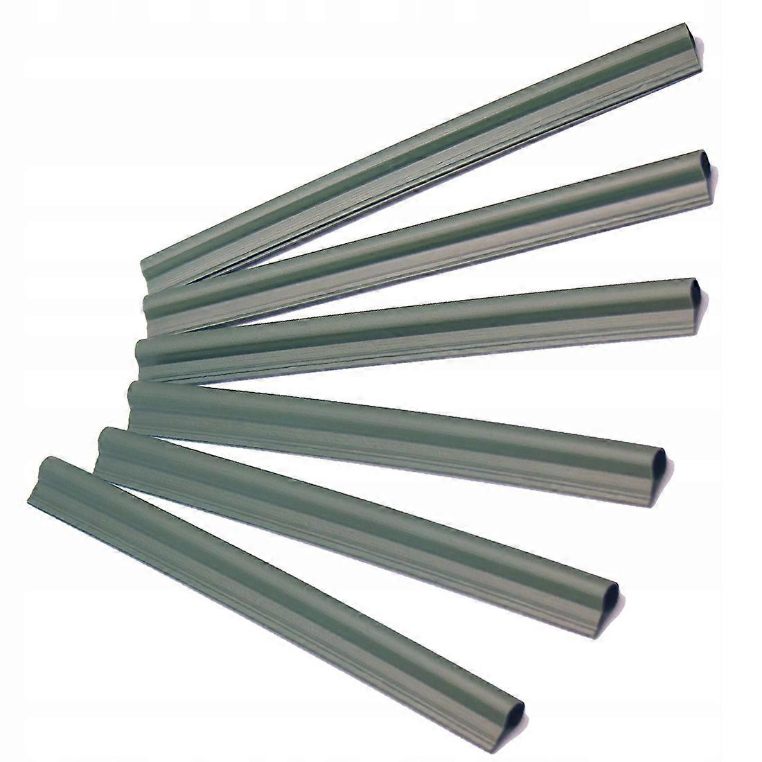 Clips KADAX para paneles de cinta de valla verde 6 piezas.