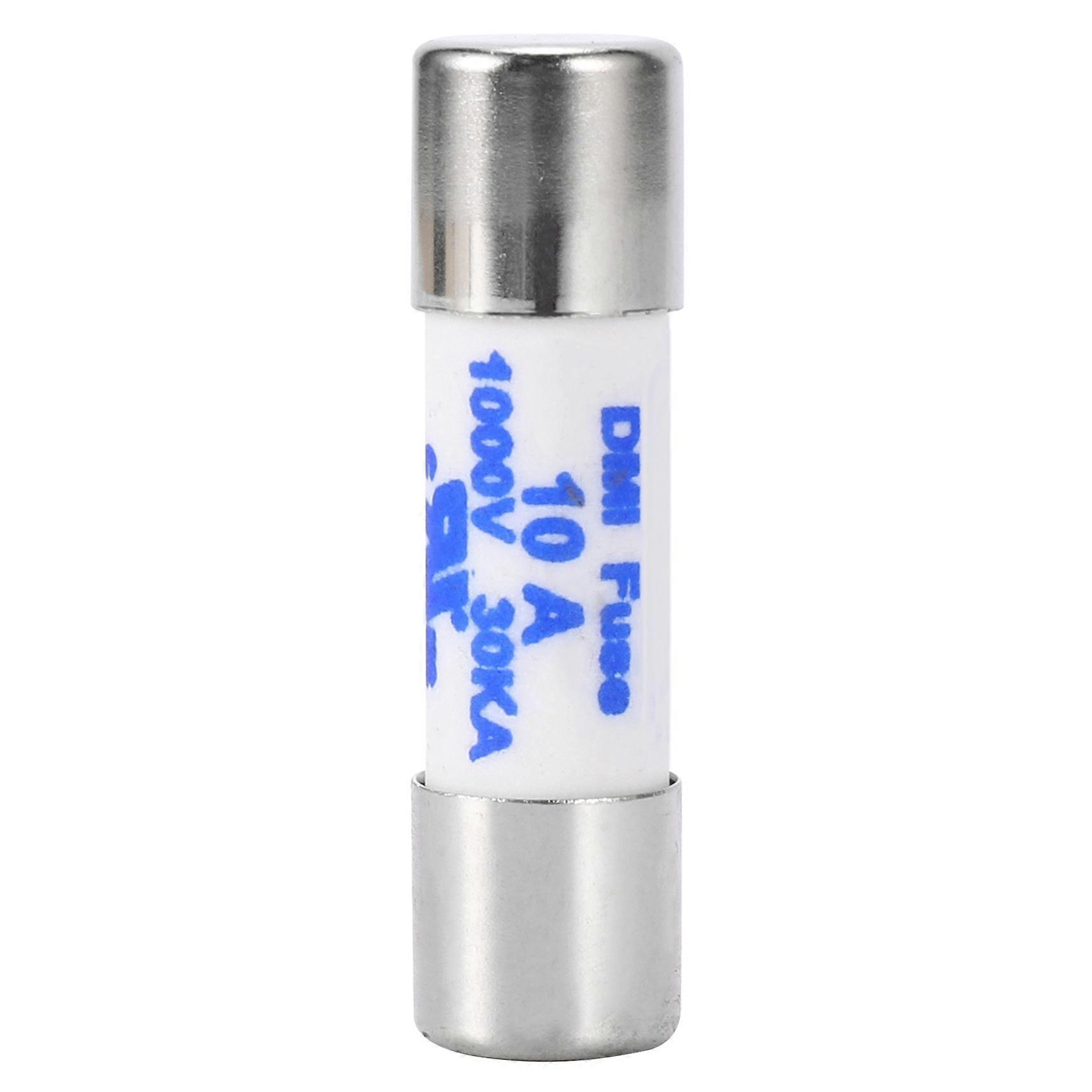 Πολύμετρο 10 x 38mm 1000V 10A κύλινδρος κεραμική θρυαλλίδα λευκό