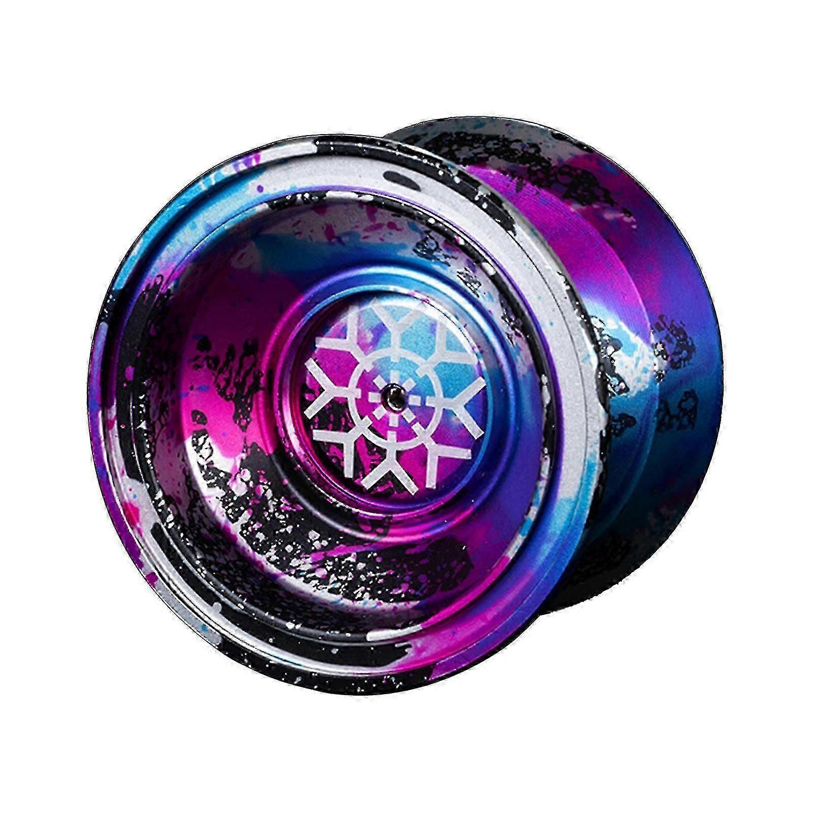 Shibingsheng Professional Metal Liga de Alumínio Yoyo Com 10 Rolamento de Esferas Alta Velocidade Crianças Brinquedo Leve Flexível Resistente a Choques Resistente a Quedas