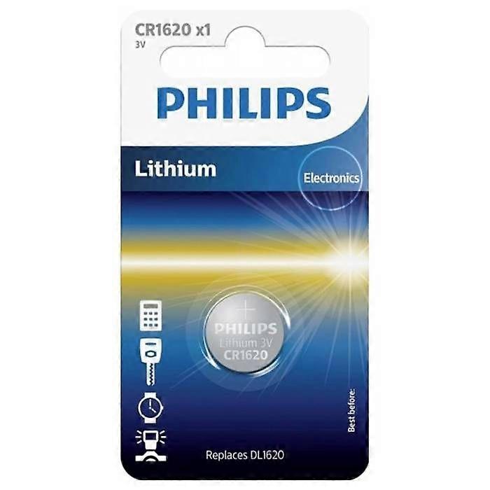 Philips CR 1620 Knoopcel Batterij 3 V 1 stuk(s) Lithium Minicellen