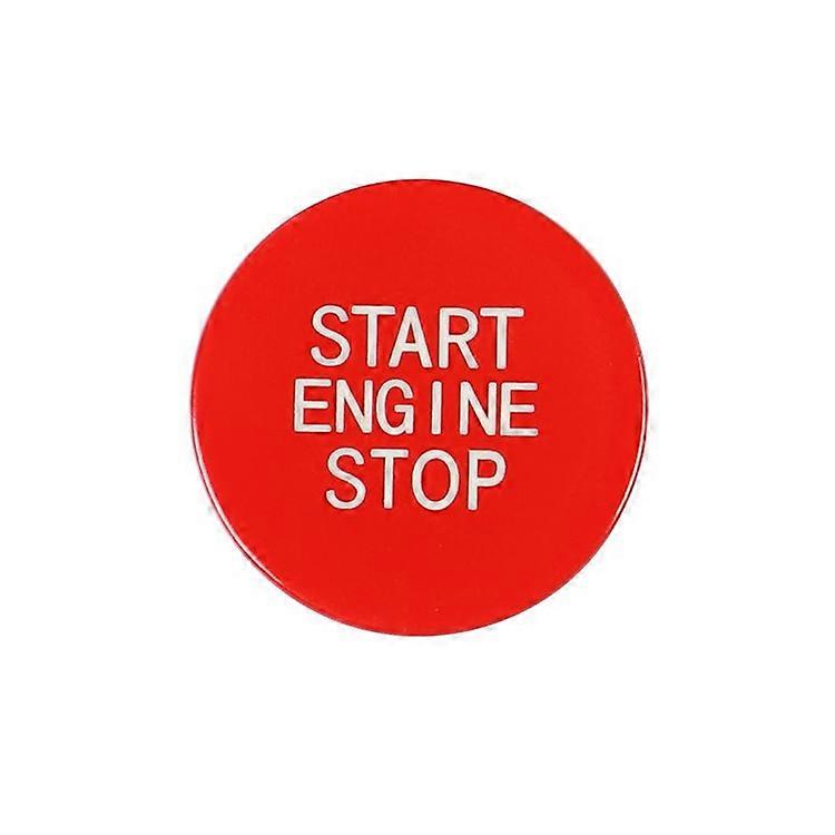 Car Carbon Fiber One-button Start Decorative Sticker for BMW 3 Series / G20 / G05 / G06 / G07 / G14 / G29 / F40 / F44 One-button Start (Red)