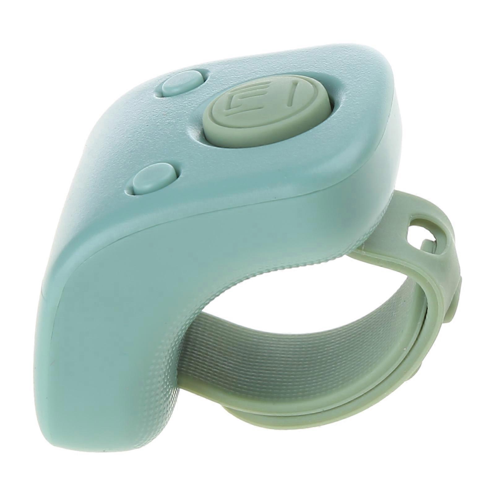 1Pc Digital LCD Finger Ring Tally Counter Mini Rechargeable Counter 6 Digit Beads Prayer Counter  White