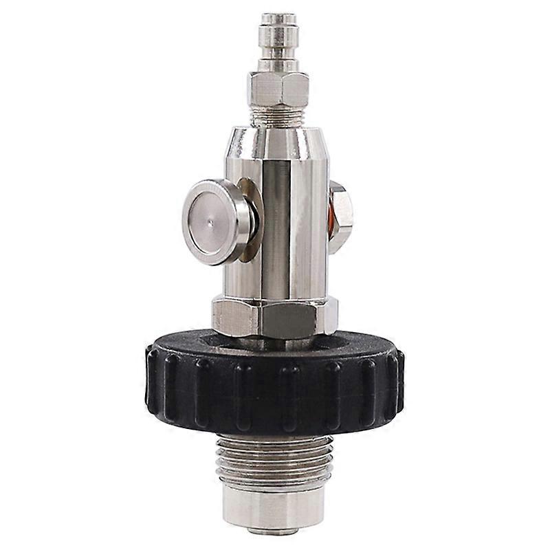 PCP Stainless Steel Fill Station 300Bar Din Valve with Quick Fitting