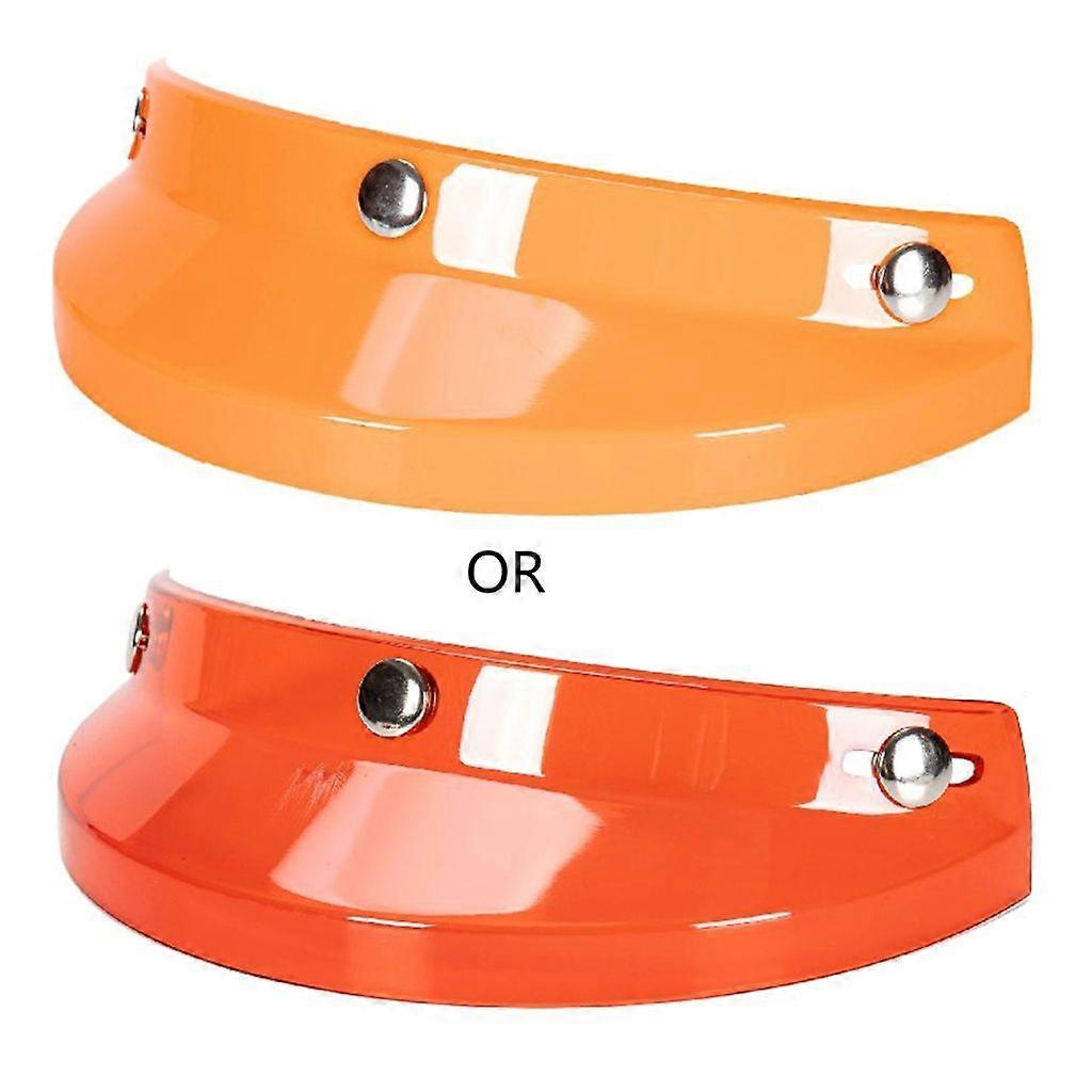 Anti-UV 3 Snap-Button Visor Shield Lens Visor Flip Up Wind Shield for Open Face
