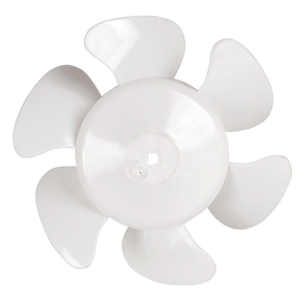 Lâmina de ventilador de plástico Universal Ventilador de exaustão doméstico Ventilador de pedestal de pé Ventilador de mesa Peça de reposição 12/10/8 / 6In 6 polegadas