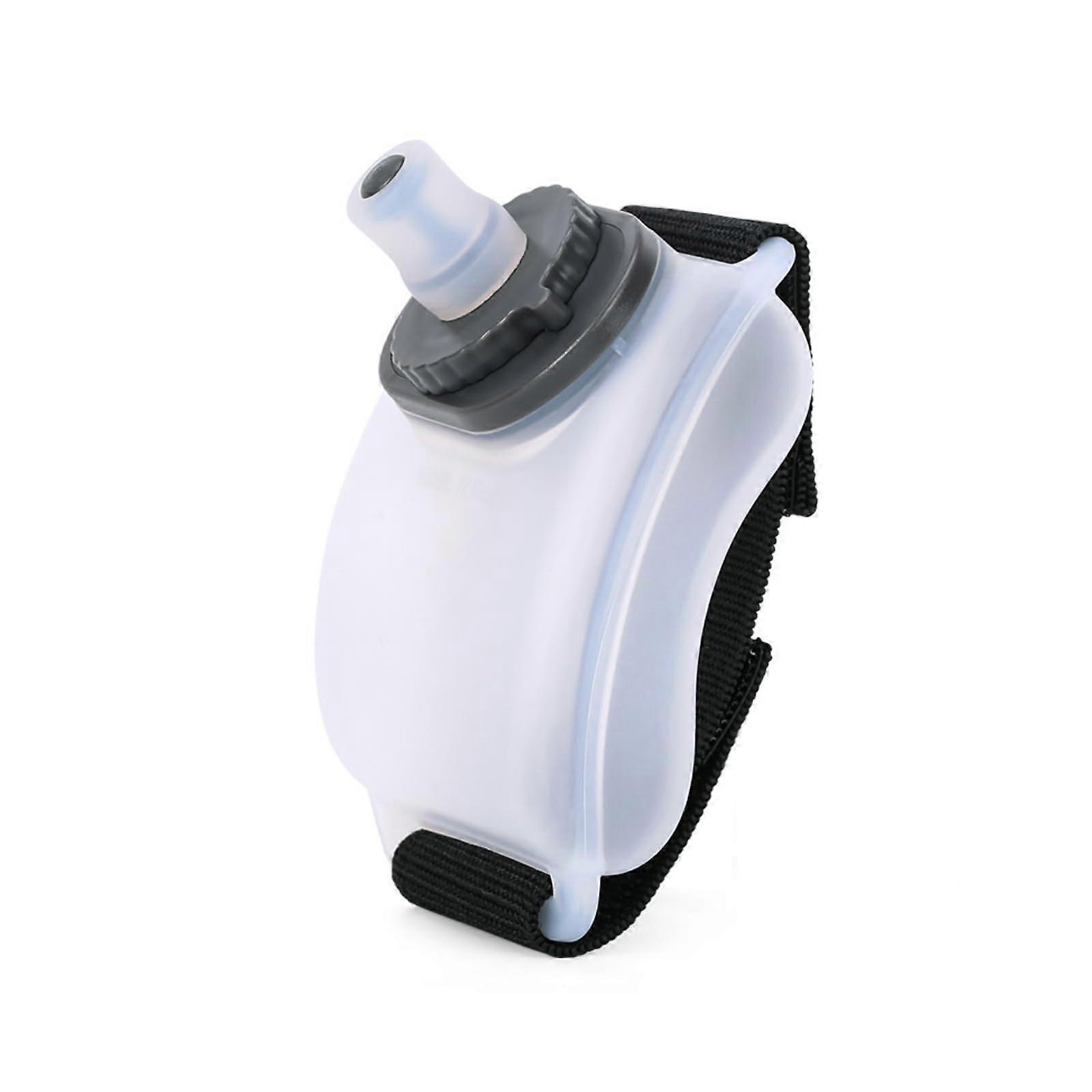 2 PCS Silicone Wrist Water Bottle 7 Oz for Hands-Free Running Sports – Adjustable Wearable Hydration Solution