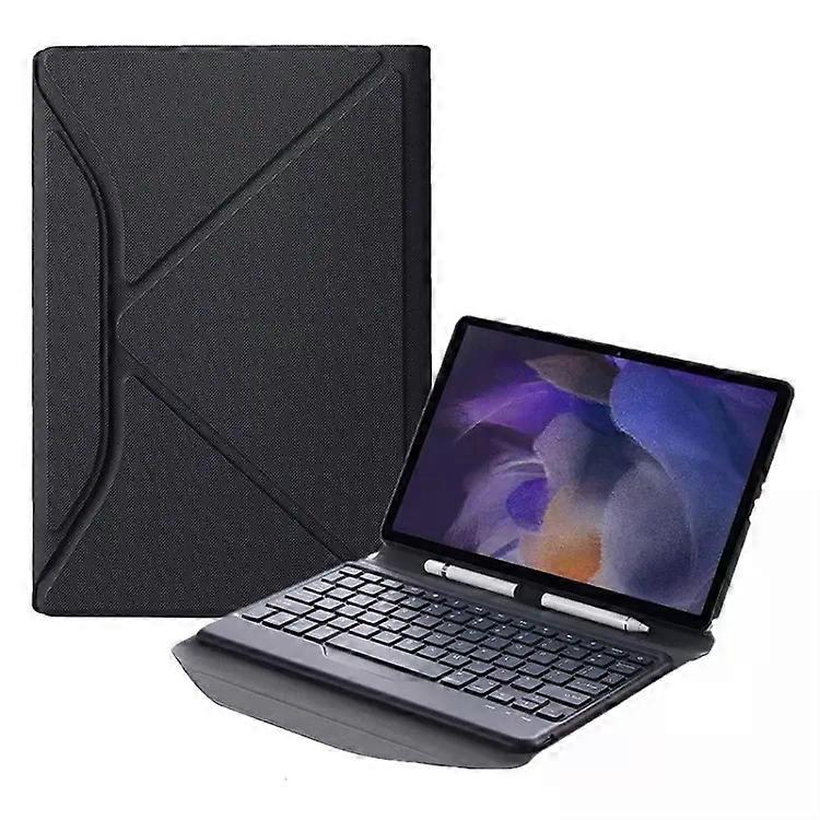 Clavier Bluetooth Étui en cuir avec support triangulaire pour Samsung Galaxy Tab A8 2021