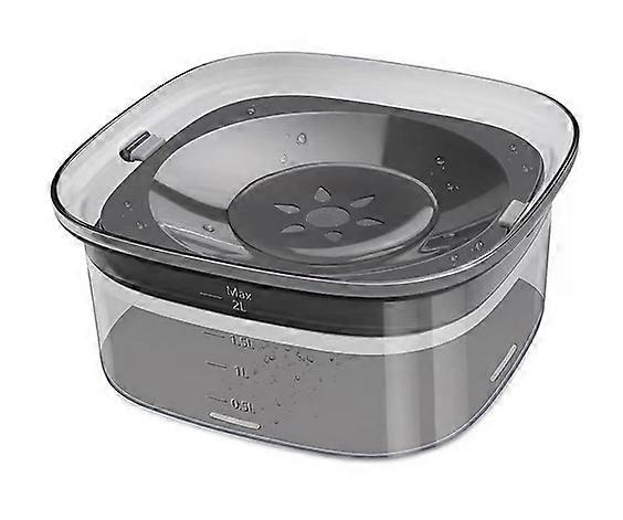 Pet Water Dispenser, Diaphanous Design, Automatic Floating Disk Feeder