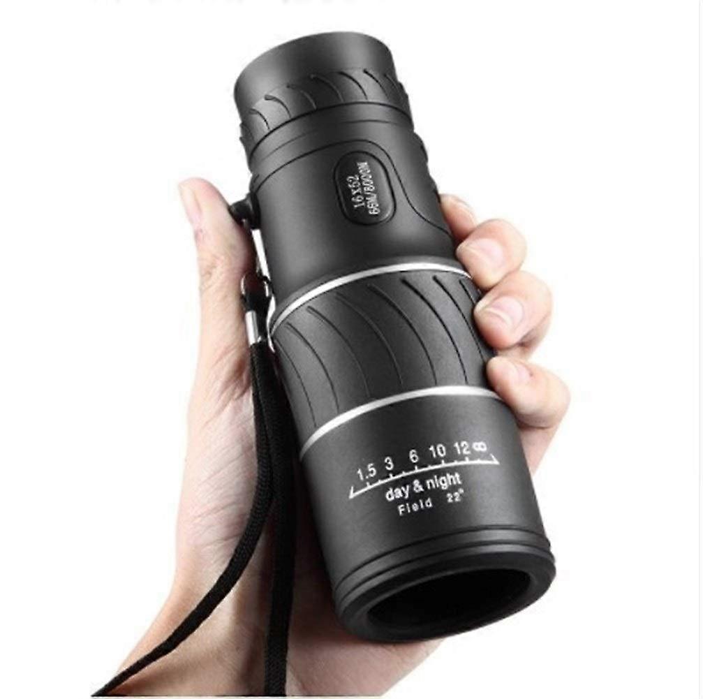 Monocular Telescope, High Definition Pocket Monocular 16x52 Focus Optic Lens Handheld Day Travel Telescope Spotting Scope Binoculars