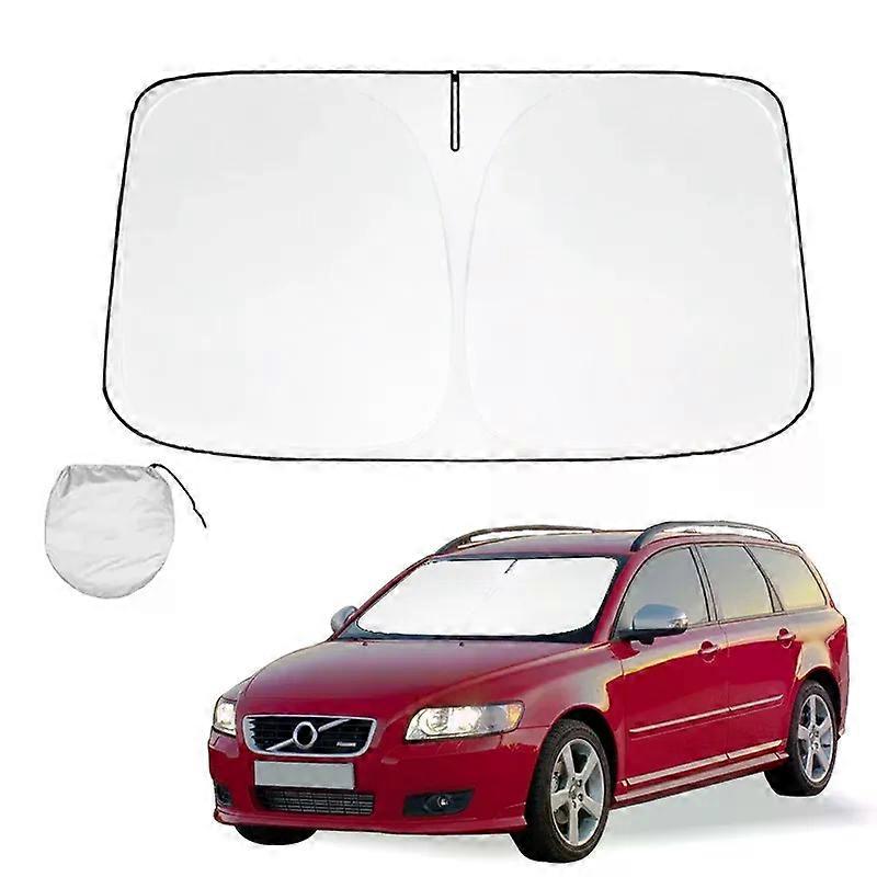Windshield Sun Shade For Volvo V50 R design V50 Sunshade Sun Visor Protector Foldable Blocks UV Rays Keep Your Car Cooler