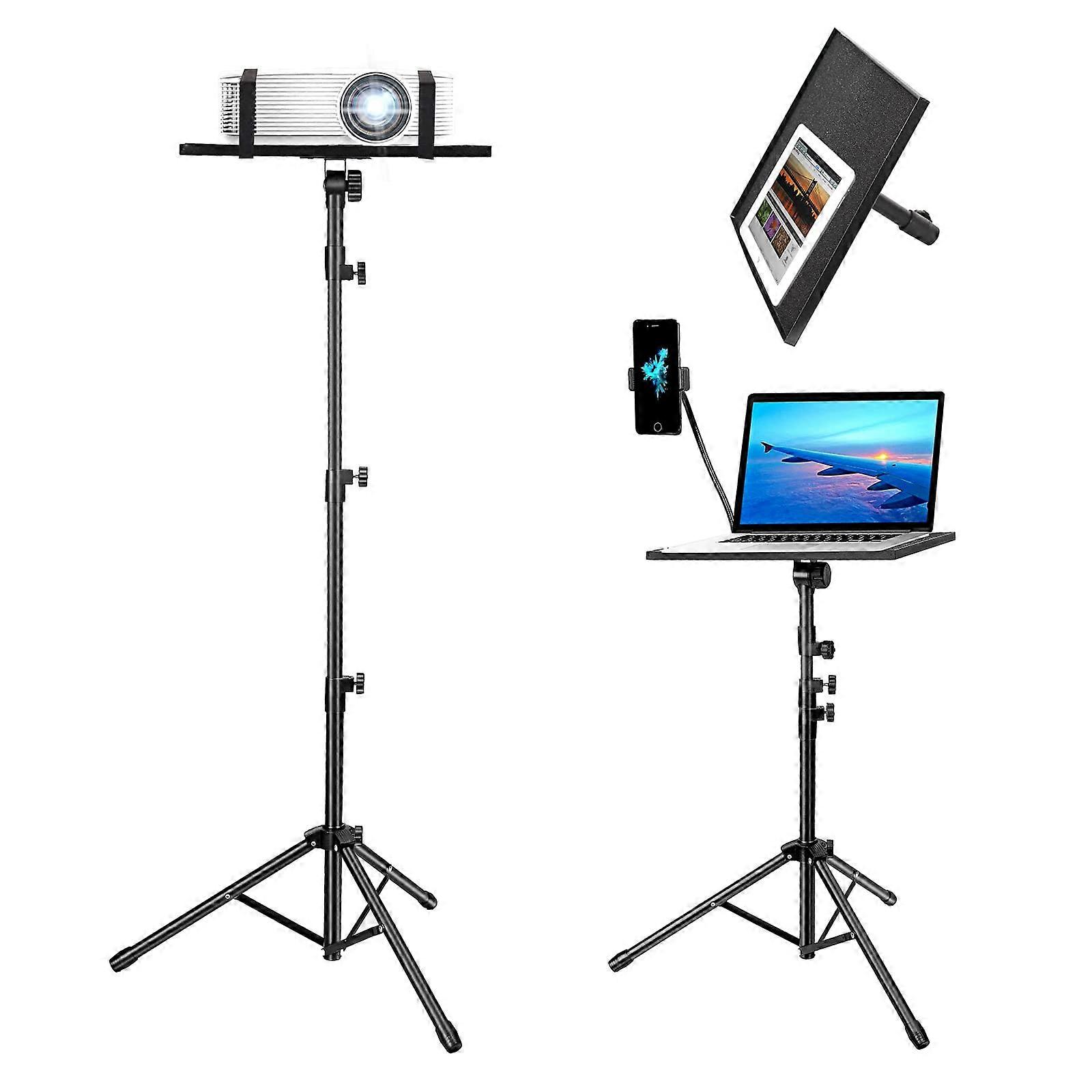 Laptop Projector Tripod Stand, DJ equipment, office, stage, studio, podium, adjustable 25 - 48 inches