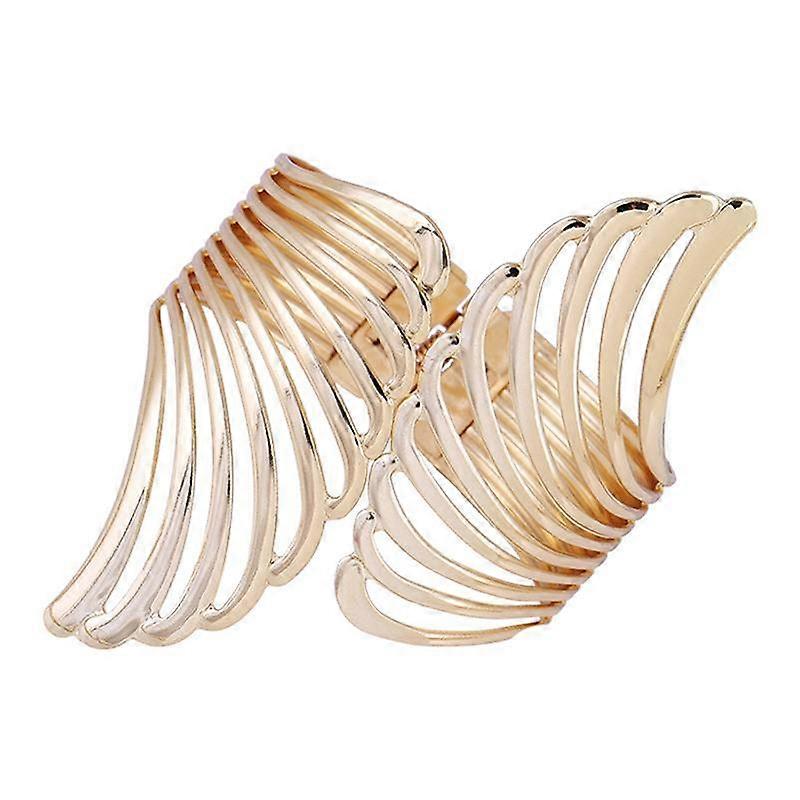 Gardin Klips Stropp Gratis Stansing Metall Lys Overflate Vinger Mønster Spenne Gull