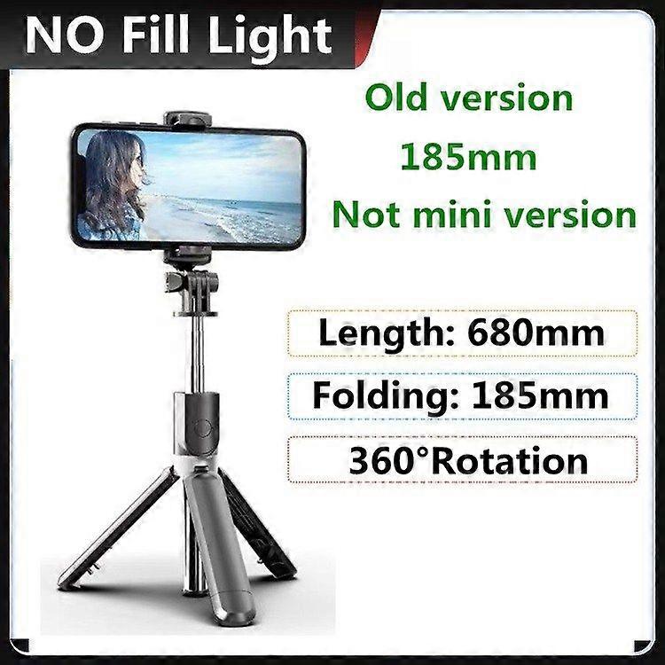 FANGTUOSI Mini Wireless bluetooth selfie stick 2022 New style Foldable mini tripod with Fill Light For IOS Android