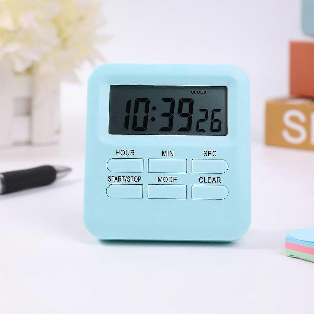 Digital Timer With Clock/alarm Clock Function 3 In 1, Magnetic Kitchen Timer, Countdown Stopwatch Timer, Time Management For Kitchen/study/sport