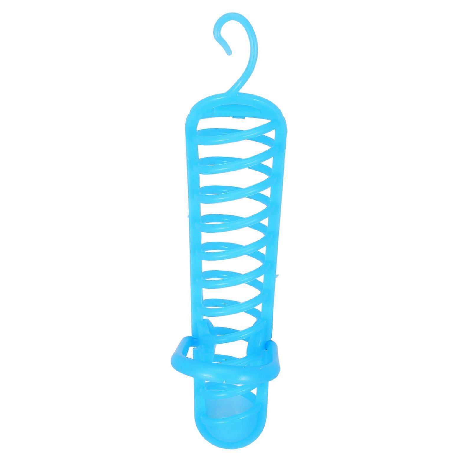 Parrot Food Rack Simple Parrot Fruits Feeding Hanging Rack Device Parrot Toy Plaything for Pet (Blue)
