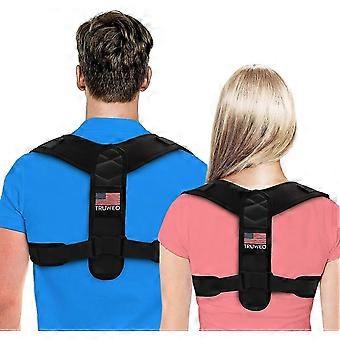 Posture Corrector For Men And Women - Adjustable Upper Back Brace For Clavicle To Support Neck, Back And Shoulder (Universal Fit, U.S. Design Patent)
