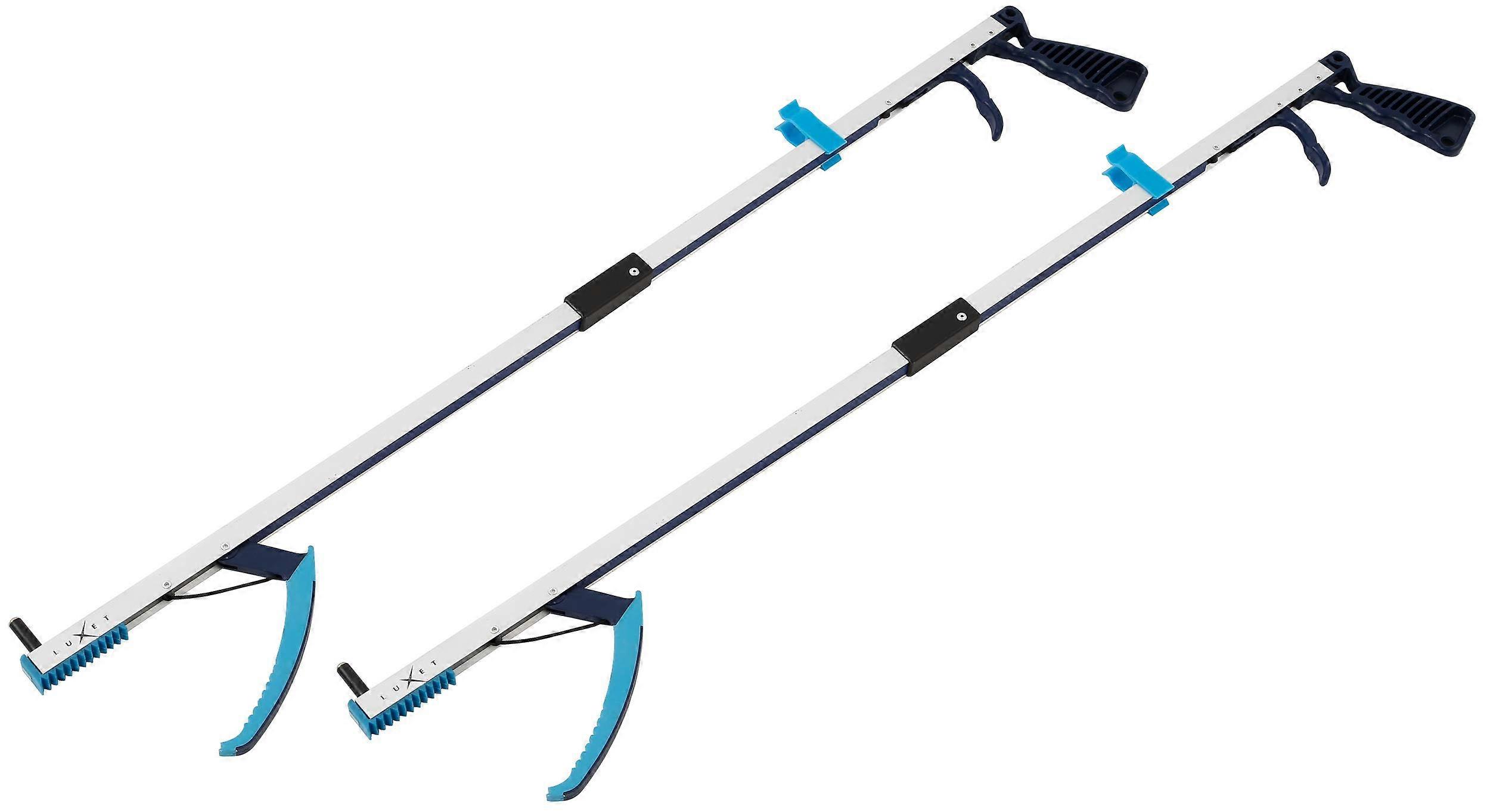 32 Inch Grabber Reacher Tool 2 Pack with Strong Sticky Grip and Magnetic Tip for Claw Trash Pickup