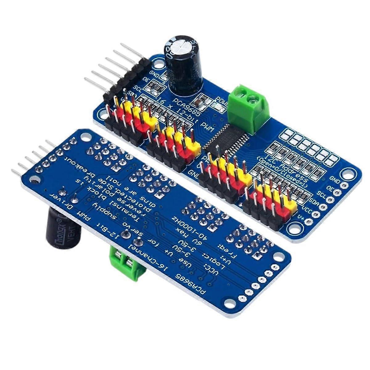 15PCS EGBO 16 Channel 12bit PWM/Servo DriverI2C Interface PCA9685 Module RastpbeRpy Pi Shield Module for Arrival High for Quality