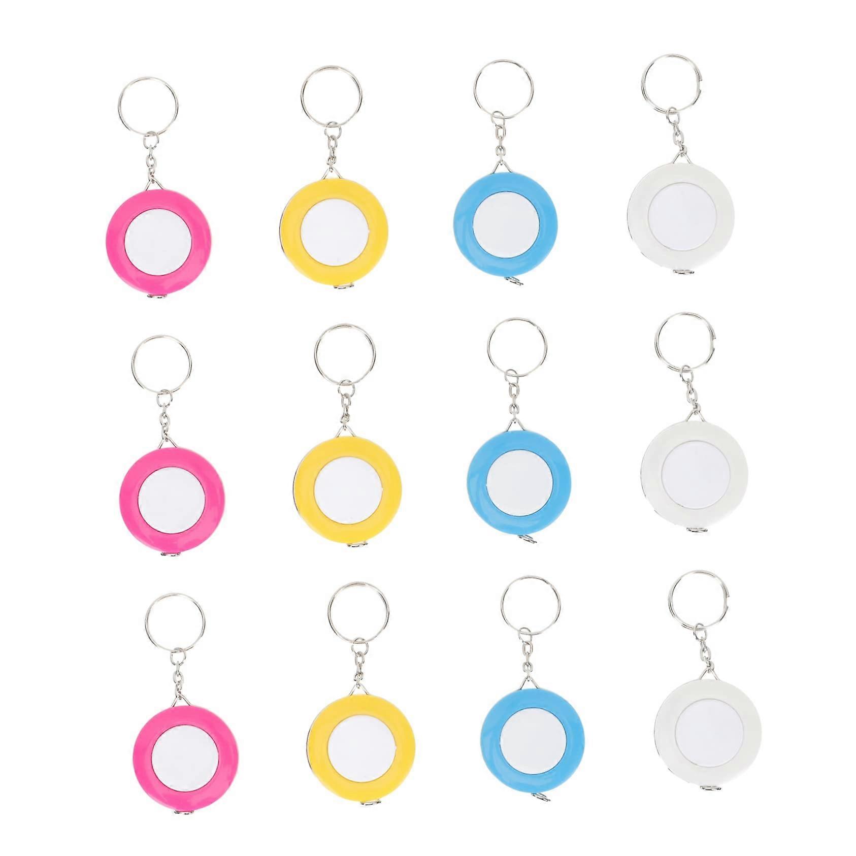 4sets Tailors Measuring Tape Body Size Keychain 12pcs4 Random Color Ref: 4002