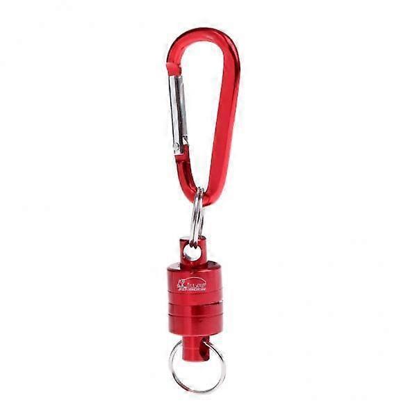 3xMagnetic Net Release Landing Net Holder Fly Fishing Net Fishing Tool Red