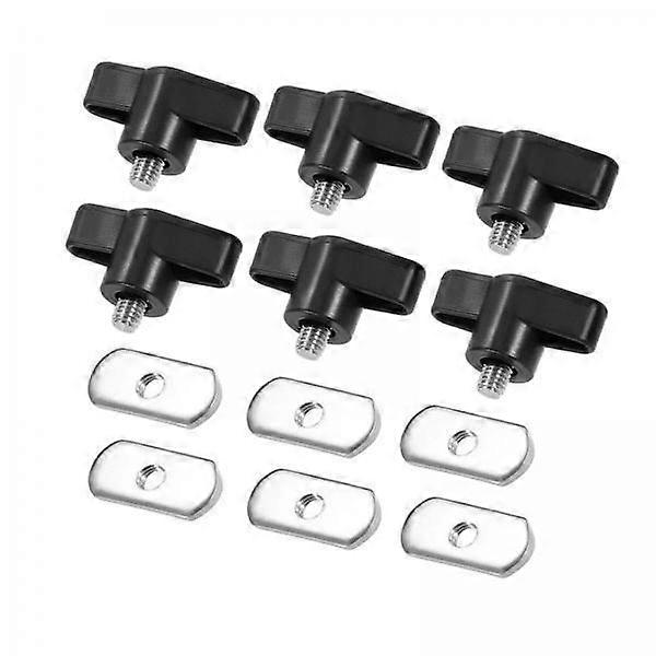 2x 6 Pack Kayak Nuts Boats Rails Replacement Kit Kayak Rail Track