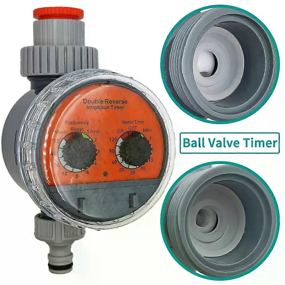 Oasis Ball Valve Irrigation Timer Automatic LCD Watering Electronic Water Tank Controller Irrigator for Home Garden Greenhouse