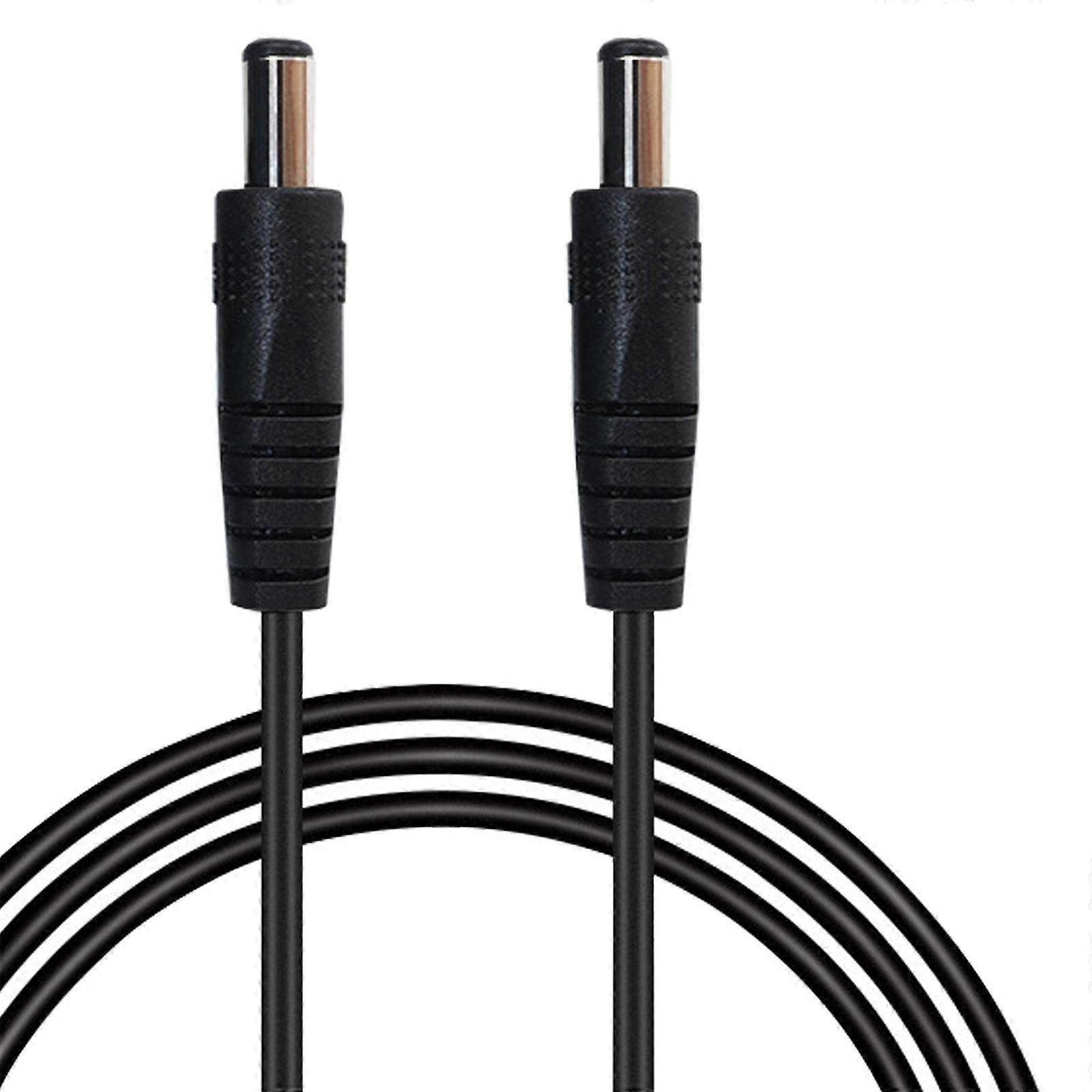 100cm DC5521/5525 to DC5521/5525 Male Connectors Adapter Cord Power Extension Line for Routers Cameras LED Light