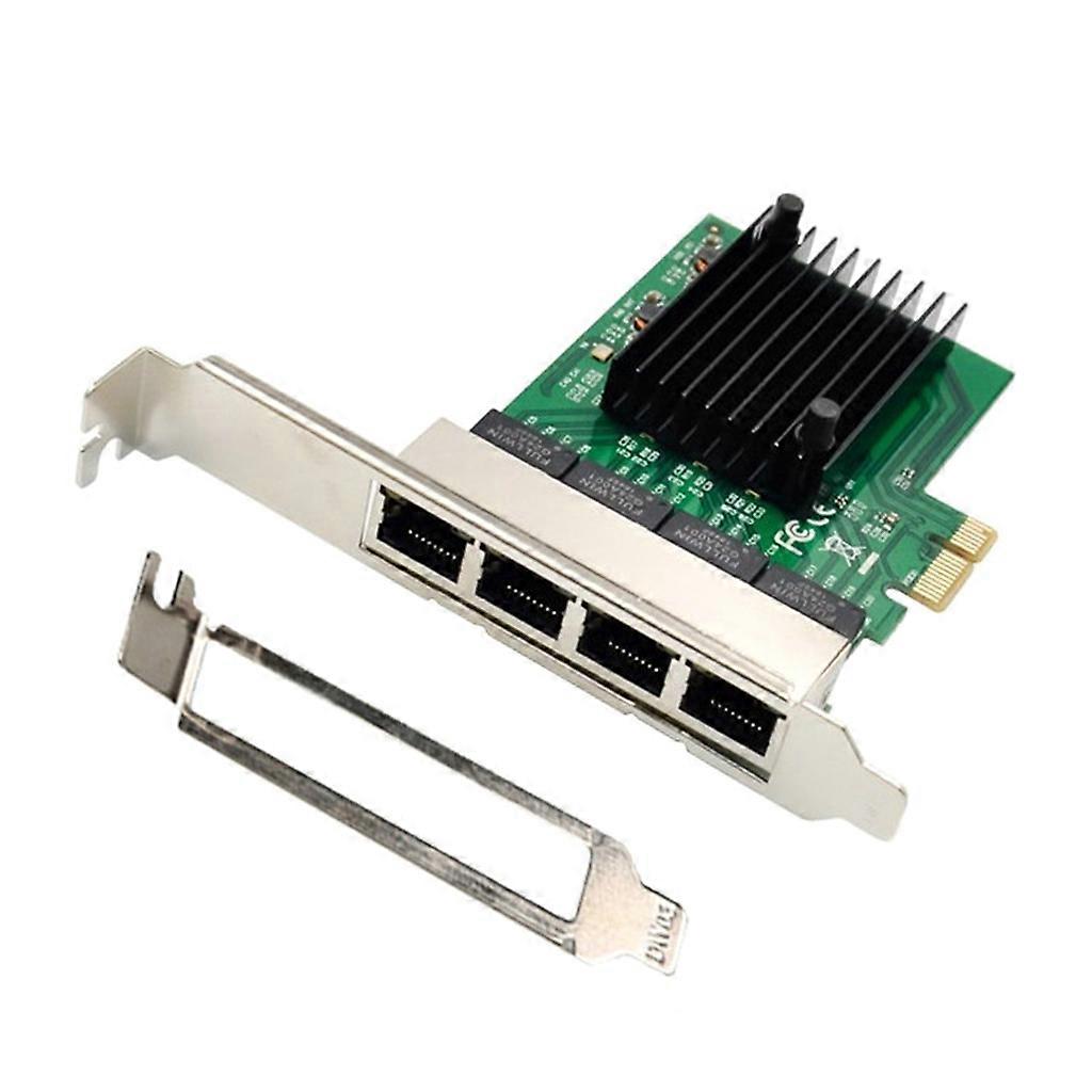 für Intel 82576 PCI Gigabit Netzwerk IEEE 802.1P PCI für Express X1 1000Mbps Desktop SFP Ethernet Adapter Karte SFP 4 Port
