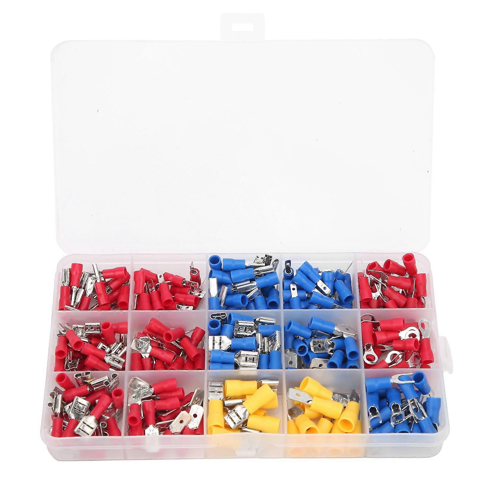 High quality  280pcs boxed rubber insulated terminal block combination cold press terminal