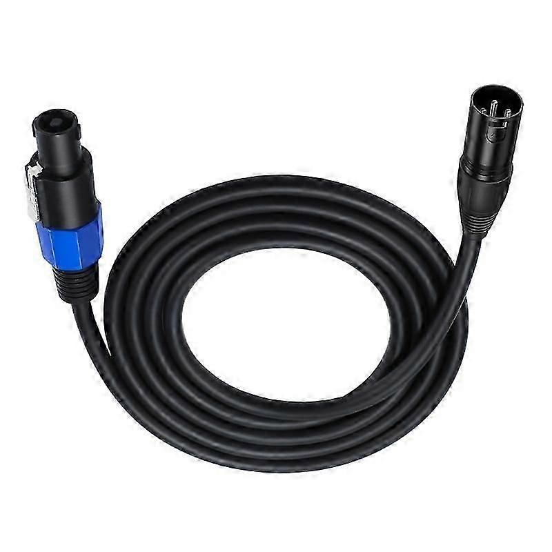 Speakon ذكر إلى XLR 3Pin ذكر سلك تمديد المتكلم مع قفل تويست