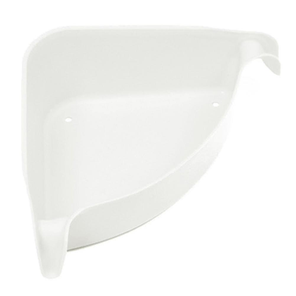 Kitchen Bathroom Wall Corner Suction Cup Triangle Storage Shelves Rack