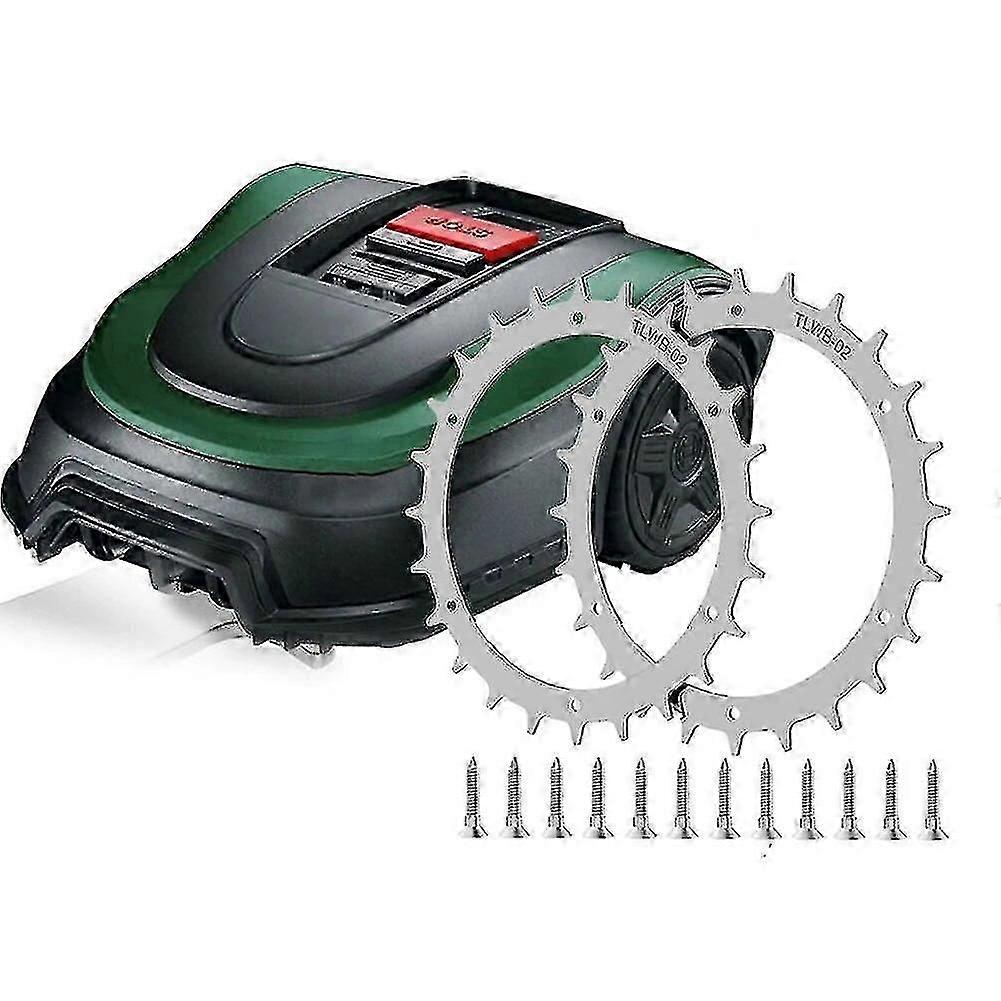 For Bosch Indego XS 300 400 350 M700 Robot Lawn Mower Traction Wheel Mowing Robot Traction Wheel Assist Wheels Anti Slip Nails