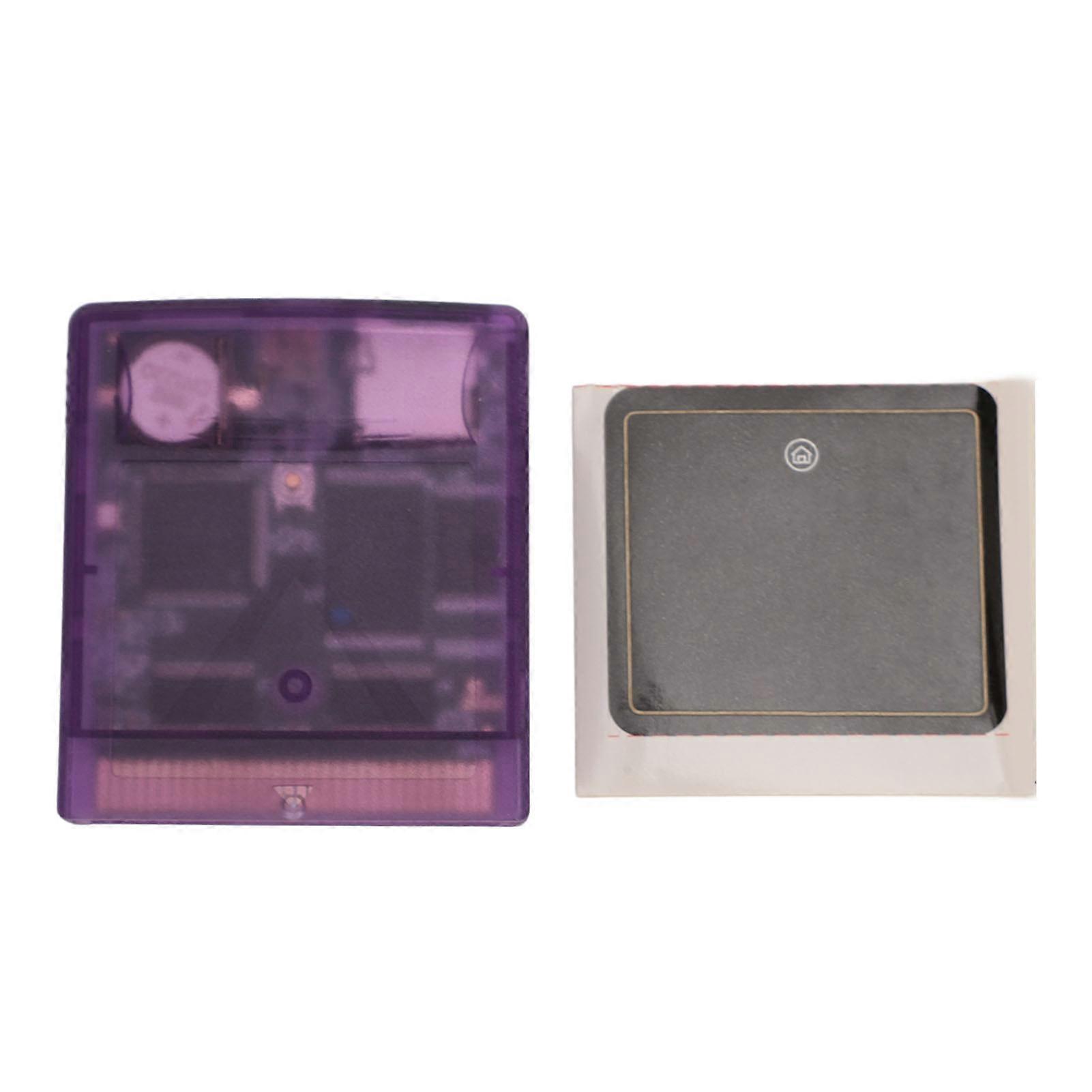 Flash Memory Card for Gameboy Color Professional 1000 in 1 Game Video Cartridge 8G Memory Card for Gameboy Advance SP Translucent Purple