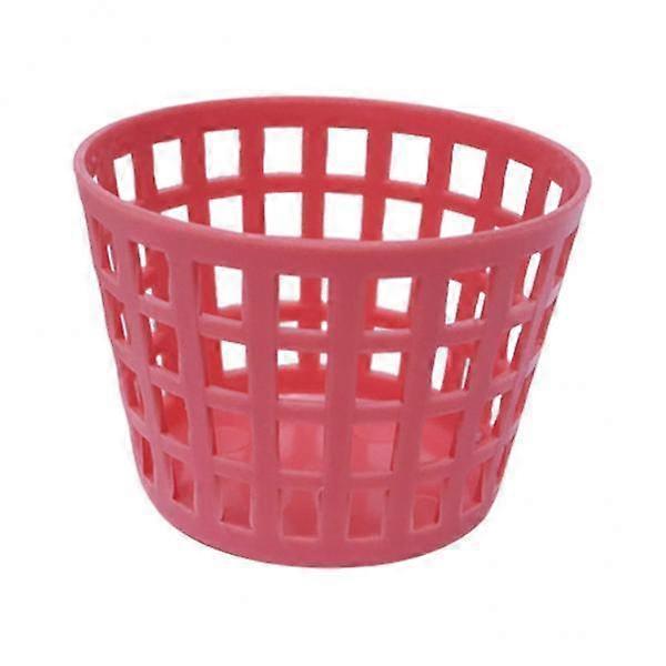 5-6pack Mini Plastic Storage Basket Cleaning Tool Bucket Storage Box Red