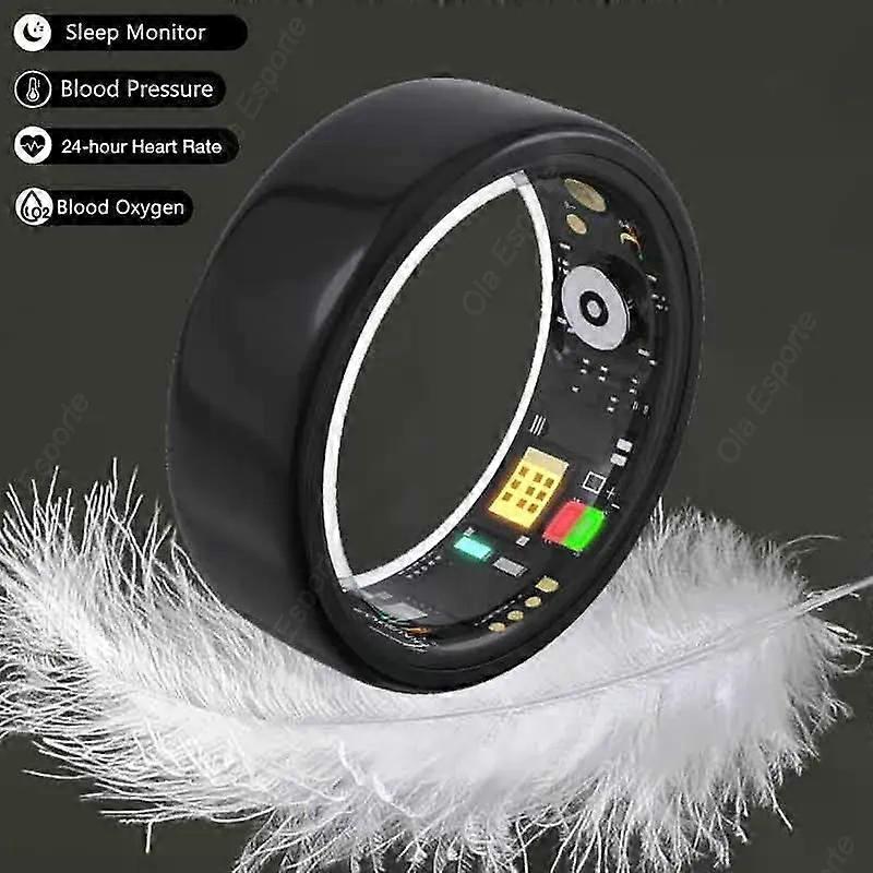 con 2Pour Samsung Galaxy Ring Fréquence cardiaque Anneaux de surveillance de l’oxygène dans le sang Modes multisports IP68 Étanche Smart Ring Hommes Femmes