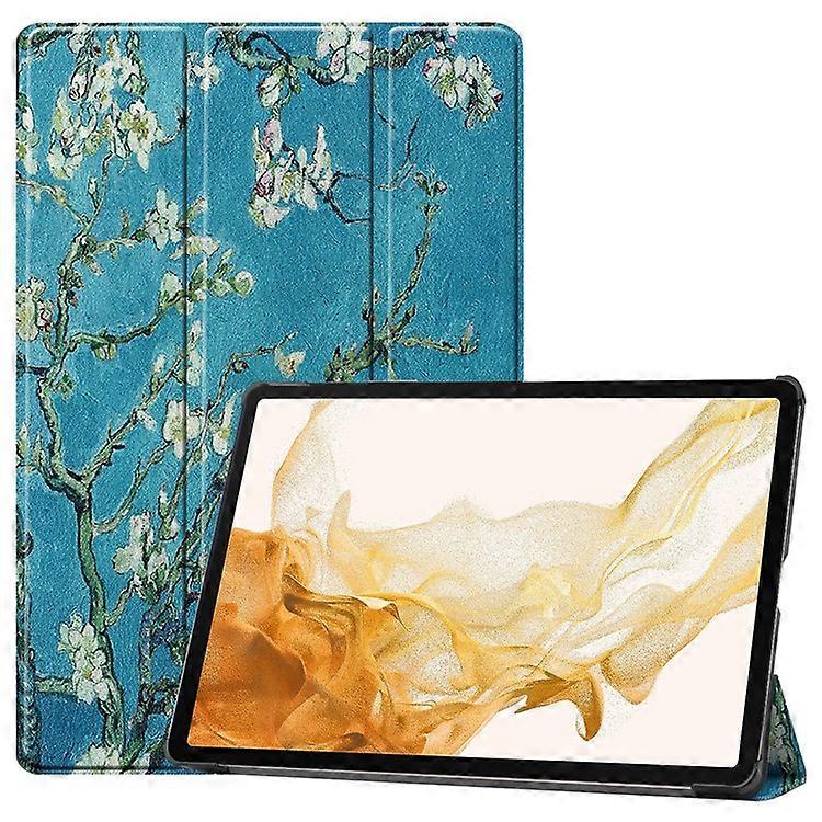 Compatible For Samsung Galaxy Tab S10 Plus Case Pattern Print Leather Stand Tablet Cover