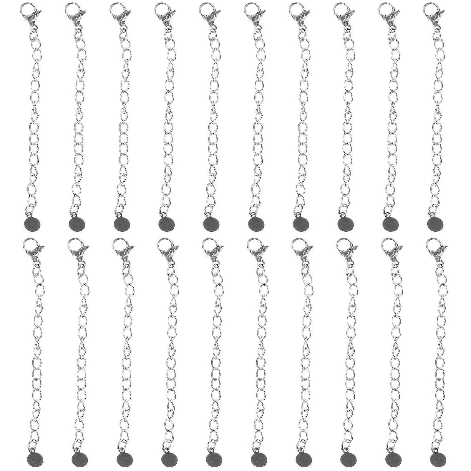 20pcs DIY Extender Chains Bracelets Making Chains Jewelry DIY Chains Material