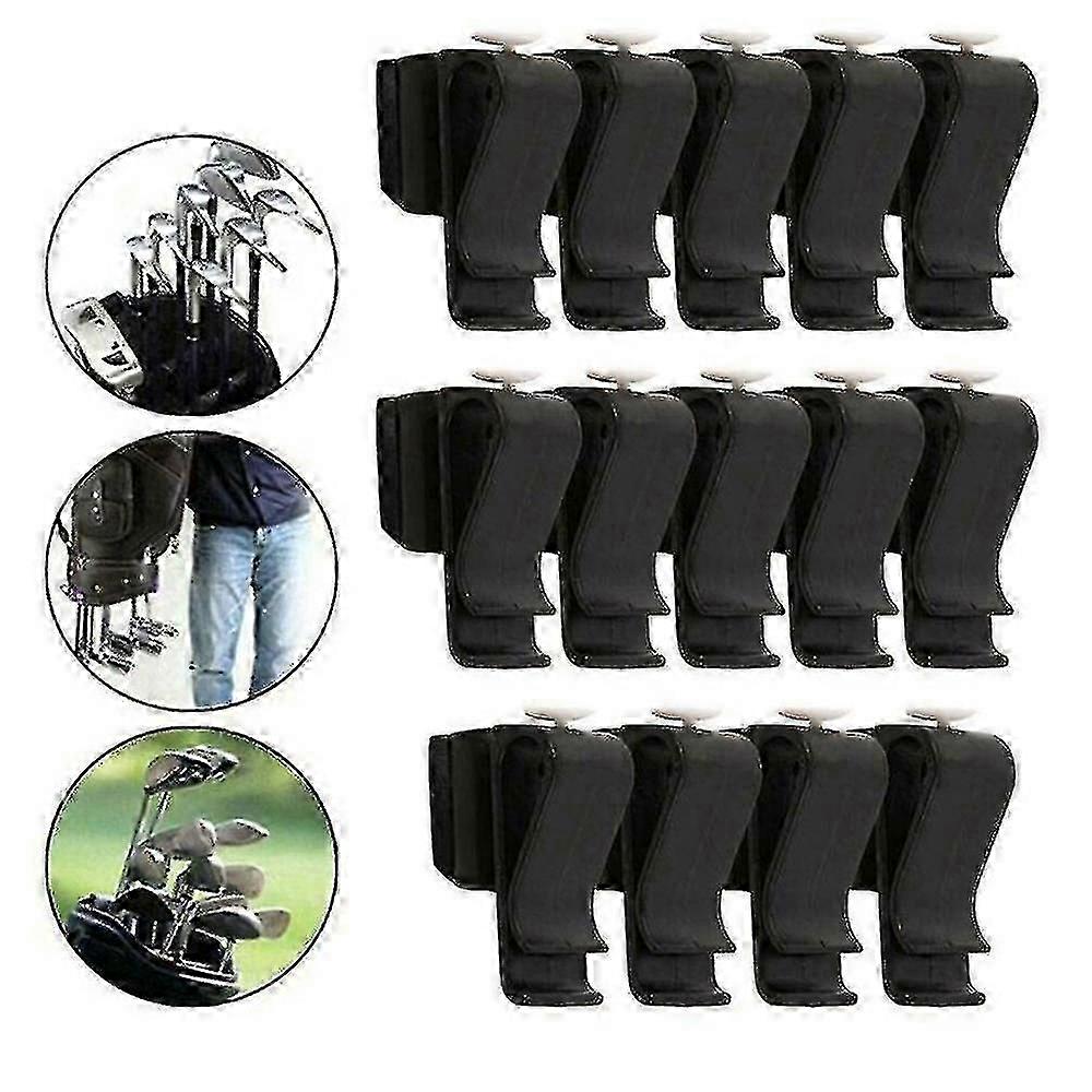 14pcs Golf Bag Clip On Putter Clamp Holder Putting Club Ball Marker Organizer Tools