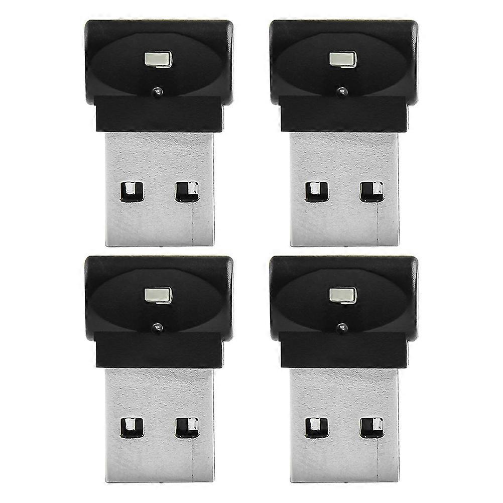 4PCS USB Atmosphere Lamp, Mini Ambient Light with Multi Color Gradient Design for Interior, Portable Soft Lighting for Camping and Night Use