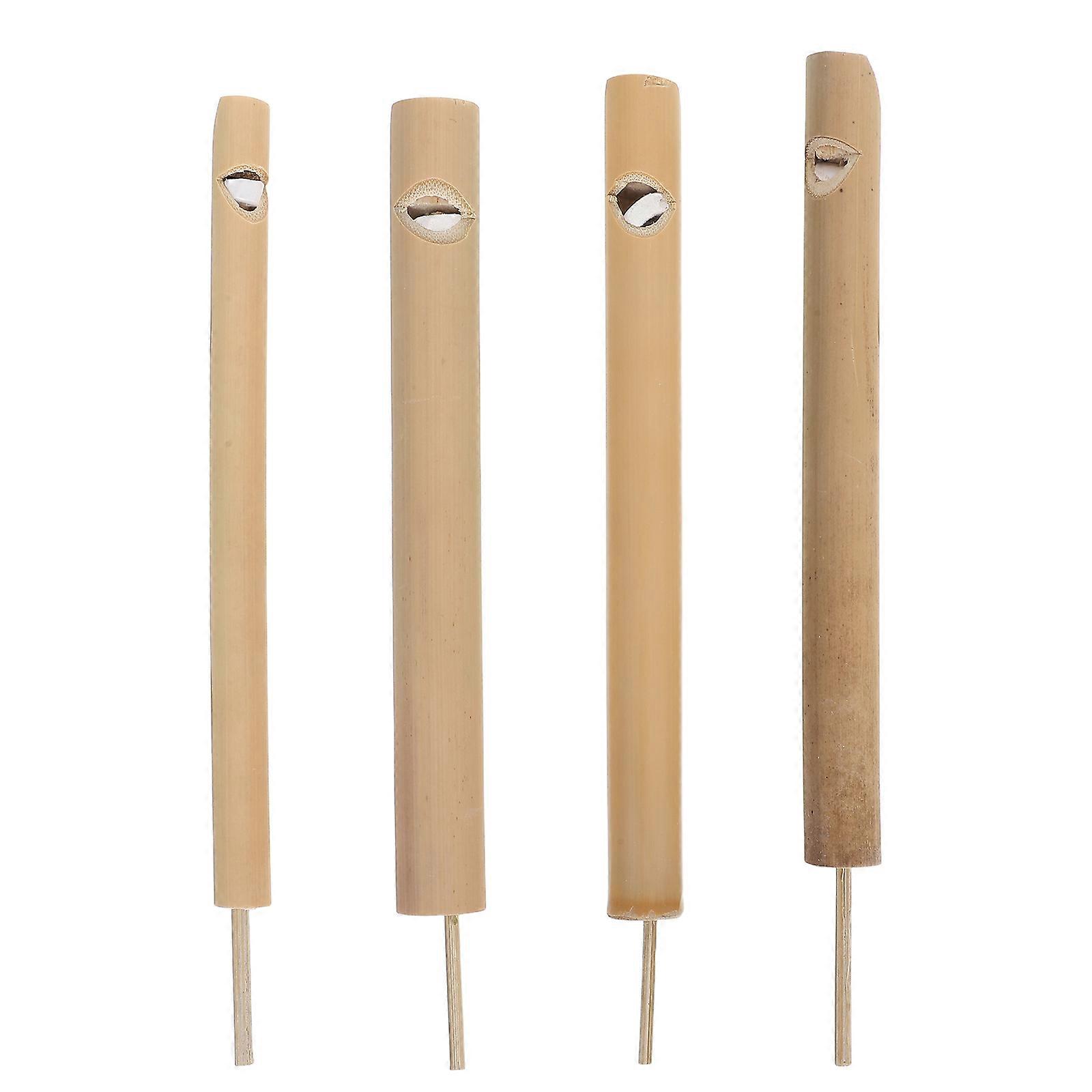 4 יחידות קל משקל עמיד משרוקית חליל חליל כלי נגינה יצירתי חומר בטוח לילדים בנים מתנת יום הולדת