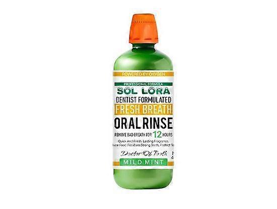 Mouthwash, Fresh Breath, Oral Rinse, Mild Mint Flavour, Alcohol Free Mouthwash, Dentist Formulated Oral Rinse for 12 Hours of Fresh Breath, Lasting Fr